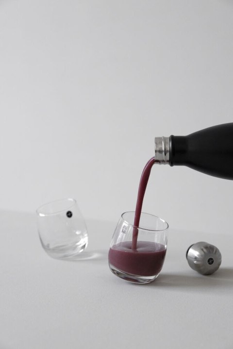 Butelka ze stali NILS 12/24H 0,5 L, czarny