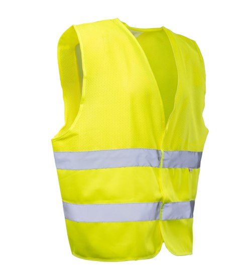 KAMIZELKA SIATKOWA H004O / H004Y - Żółty (_y) L