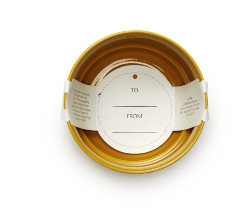 Miska COFFEE & MORE 12 cm, żółty