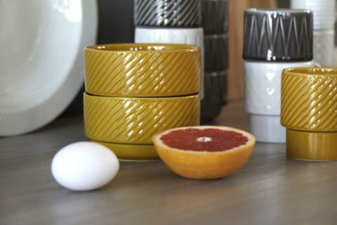 Miska COFFEE & MORE 12 cm, żółty