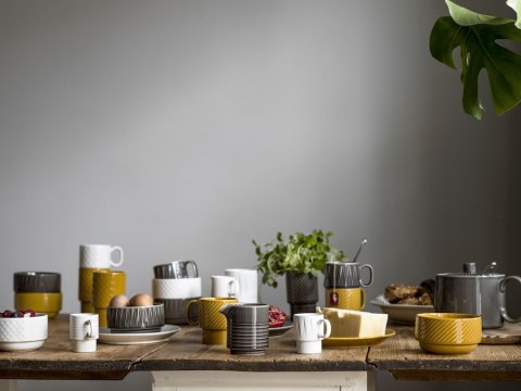 Miska COFFEE & MORE 12 cm, żółty