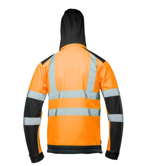 SOFTSHELL WSTAWKA GRANAT BF005 Z PASAMI ODBLASK. POMARAŃCZ KAT 2 klasa2 - Pomarańczowy 2XL. SOFTSHELL WSTAWKA GRANAT BF005 Z PASAMI ODBLASK. POMARAŃCZ KAT 2 klasa2 - Pomarańczowy 2XL.