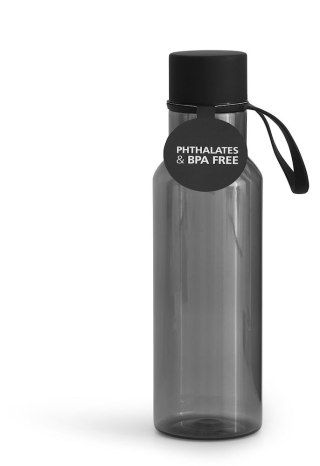 BUTELKA NA WODĘ, SZARA 600 ML