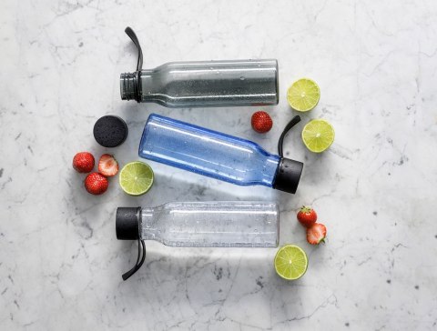 BUTELKA NA WODĘ, TRANSPARENTNA 600 ML BUTELKA NA WODĘ, TRANSPARENTNA 600 ML
