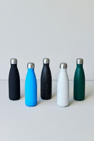 Butelka NILS 12/24H 0,5 L, czarny/biały