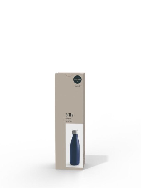 Butelka ze stali NILS 12/24H 0,5 L, ciemnoniebieski Butelka ze stali NILS 12/24H 0,5 L, ciemnoniebieski
