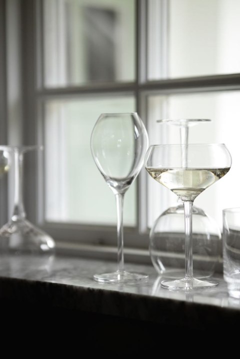 Kieliszek do szampana SAGA GLASS 20CL 2-szt, transparentny