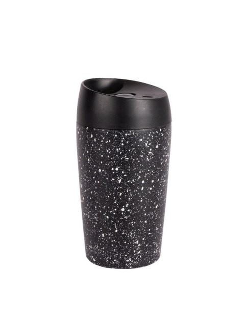 Kubek LOKE 240 ml, czarno-biały