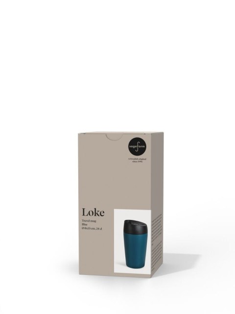 Kubek LOKE 240 ml, niebieski