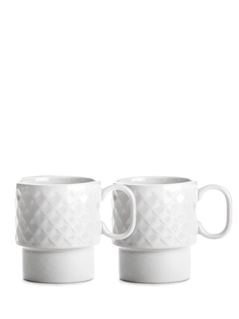 Kubek do kawy COFFEE & MORE 2-szt, biały