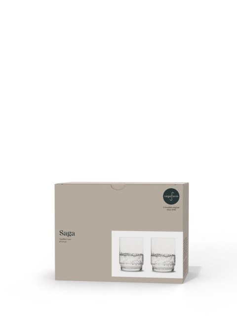 Szklanka SAGA GLASS 2-szt, transparentny Szklanka SAGA GLASS 2-szt, transparentny