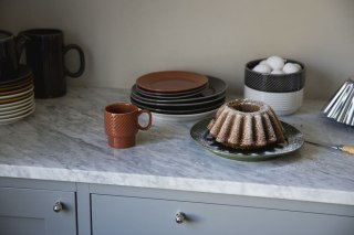 Talerz COFFEE & MORE 27 cm, zielony