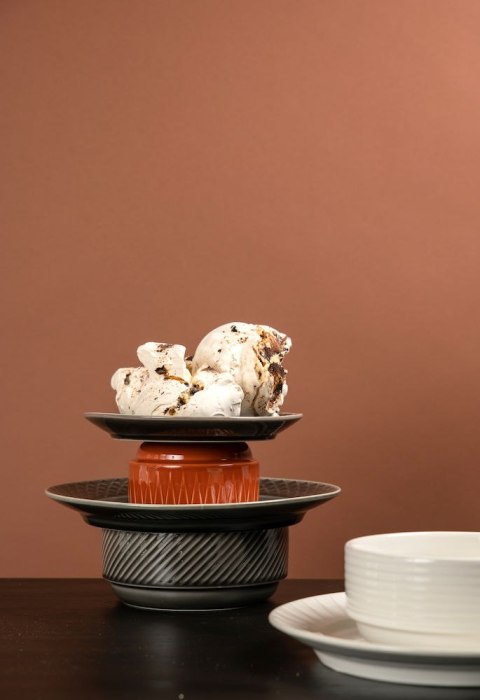 Talerz Coffee & More 27 cm, szary