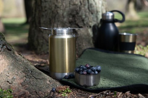 Termos na jedzenie, złoty 600 ml Termos na jedzenie, złoty 600 ml