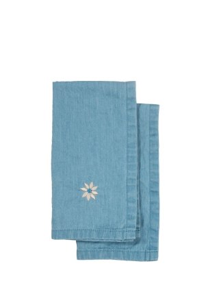 EDEN ŚCIERECZKA KUCHENNA DENIM, ZESTAW 2 SZT., NIEBIESKI