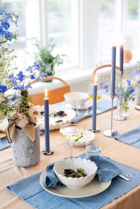 EDEN ŚCIERECZKA KUCHENNA DENIM, ZESTAW 2 SZT., NIEBIESKI EDEN ŚCIERECZKA KUCHENNA DENIM, ZESTAW 2 SZT., NIEBIESKI