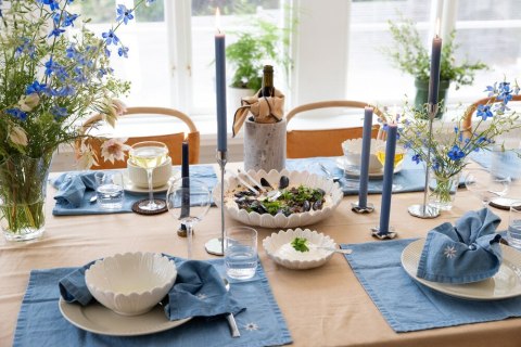 EDEN ŚCIERECZKA KUCHENNA DENIM, ZESTAW 2 SZT., NIEBIESKI EDEN ŚCIERECZKA KUCHENNA DENIM, ZESTAW 2 SZT., NIEBIESKI