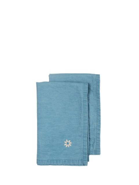 EDEN SERWETKA DENIM, ZESTAW 2 SZT., NIEBIESKI