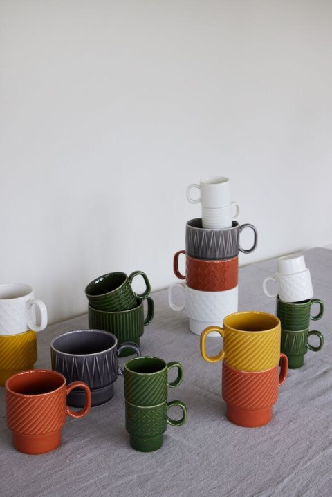 Kubek do herbaty COFFEE & MORE 2-szt, szary