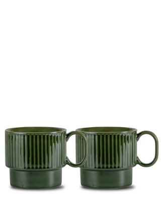 Kubek do herbaty COFFEE & MORE 2-szt, zielony