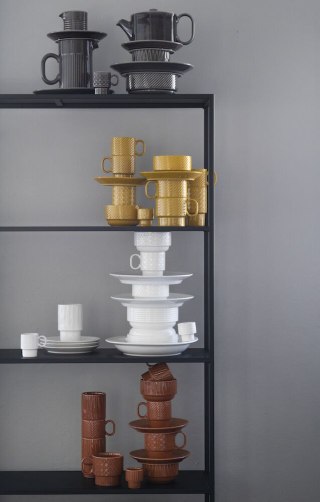 Kubek do herbaty COFFEE & MORE 2-szt, żółty
