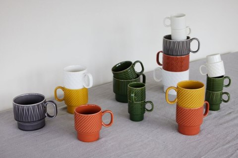 Kubek do kawy COFFEE & MORE 2-szt, żółty