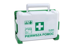 APTECZKA PRZENOŚNA BDR Z WIESZAKIEM ŚCIENNYM (DIN 13164 USTNIK)