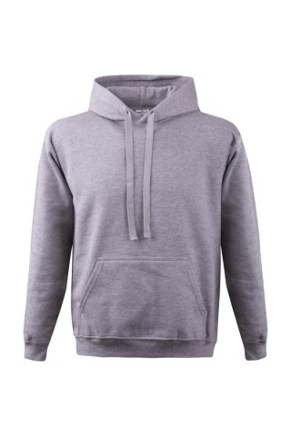 BLUZA Z KAPTUREM 280G SZARA ROZM. M