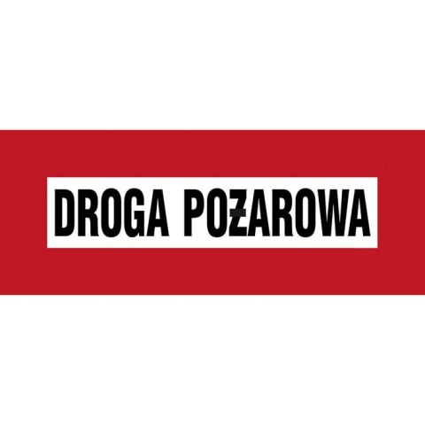 ZNAK PRZECIWPOŻAROWY - DROGA POŻAROWA - BC 109 BR PN ZNAK PRZECIWPOŻAROWY - DROGA POŻAROWA - BC 109 BR PN