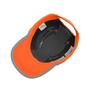 CZAPKA OCHRONNA BUMPCAP Z SIATKĄ POMARAŃCZOWA HVP