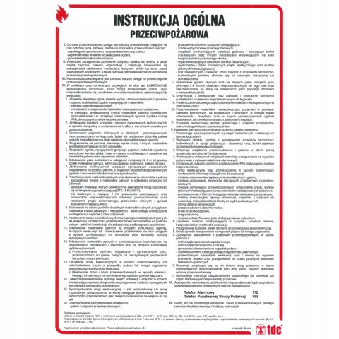 INSTRUKCJA PPOŻ - INSTRUKCJA OGÓLNA PRZECIWPOŻAROWA - DB 001 DN CN INSTRUKCJA PPOŻ - INSTRUKCJA OGÓLNA PRZECIWPOŻAROWA - DB 001 DN CN