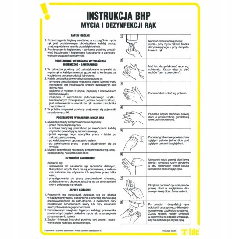 INSTRUKCJA BHP MYCIA I DEZYNFEKCJI RĄK - IA T15 DN CN INSTRUKCJA BHP MYCIA I DEZYNFEKCJI RĄK - IA T15 DN CN