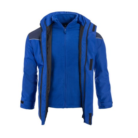 KURTKA 3W1 OCIEPLANA AERO NIEBIESKO-GRANATOWA ROZM. XL KURTKA 3W1 OCIEPLANA AERO NIEBIESKO-GRANATOWA ROZM. XL