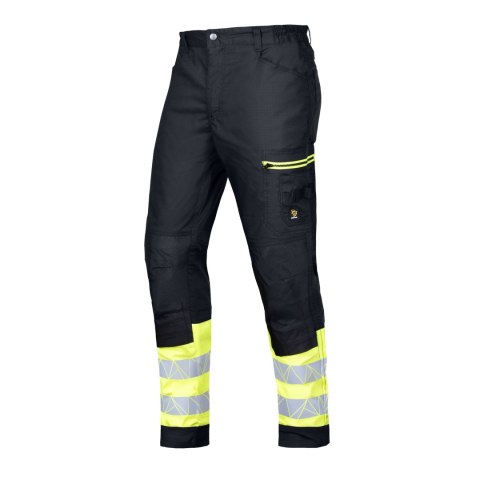 SPODNIE DO PASA MEGAWORK RIP-STOP STRETCH BLACK ROZM. 46