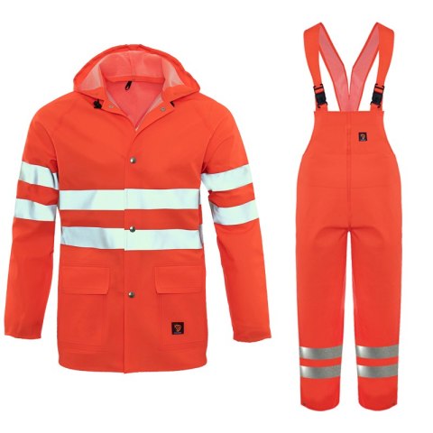 PROBALTIC UBRANIE PRZECIWDESZCZOWE FLUO ORANGE ROZM. 58