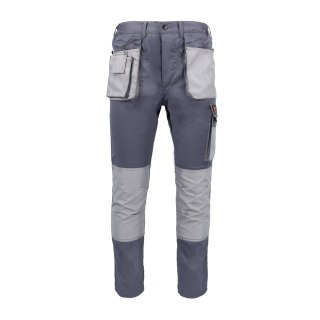 SPODNIE DO PASA PROMAN STRETCH 250 SZARY ROZM. 48