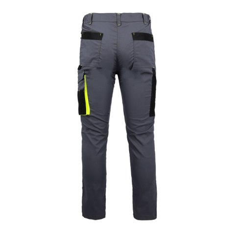 SPODNIE DO PASA PROMAN STRETCH 250 SZARY ŻÓŁTY ROZM. 62