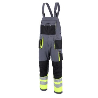 SPODNIE OGRODNICZKI PROMAN STRETCH 250 SZARY HV ROZM. 48