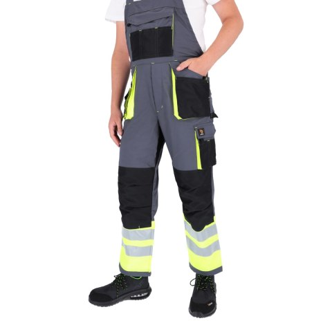 SPODNIE OGRODNICZKI PROMAN STRETCH 250 SZARY HV ROZM. 48