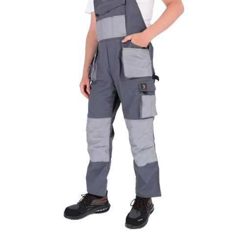 SPODNIE OGRODNICZKI PROMAN STRETCH 250 SZARY ROZM. 56 SPODNIE OGRODNICZKI PROMAN STRETCH 250 SZARY ROZM. 56