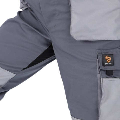 SPODNIE OGRODNICZKI PROMAN STRETCH 250 SZARY ROZM. 56 SPODNIE OGRODNICZKI PROMAN STRETCH 250 SZARY ROZM. 56