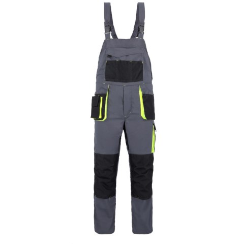 SPODNIE OGRODNICZKI PROMAN STRETCH 250 SZARY ŻÓŁTY ROZM. 52 SPODNIE OGRODNICZKI PROMAN STRETCH 250 SZARY ŻÓŁTY ROZM. 52