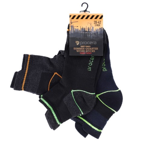 SKARPETY ROBOCZE SUMMER QUARTER WORK SOCKS - 3 PARY SKARPETY ROBOCZE SUMMER QUARTER WORK SOCKS - 3 PARY
