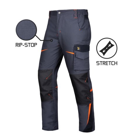 SPODNIE DO PASA TITANFIT RIP-STOP STRETCH GREY ROZM. 60 SPODNIE DO PASA TITANFIT RIP-STOP STRETCH GREY ROZM. 60
