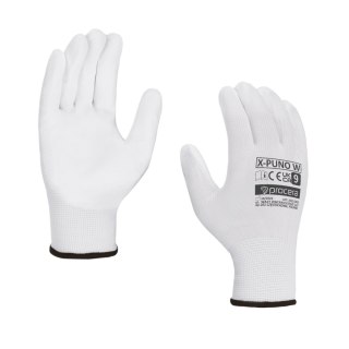 RĘKAWICE OCHRONNE POWLEKANE PU X-PUNO WHITE ROZM. 7 - PROMOCJA