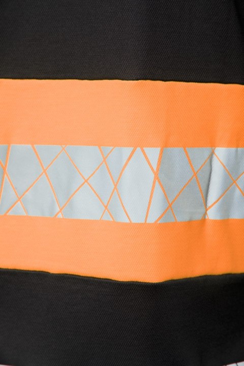 ECO RIVAL KOSZULKA CZARNY/POMARAŃCZ - Pomarańcz (_o) 2XL.