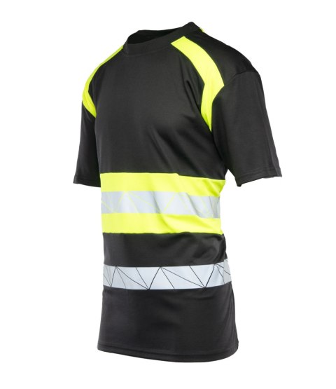 ECO RIVAL KOSZULKA CZARNY/ŻÓŁTY - Żółty (_y) 2XL.