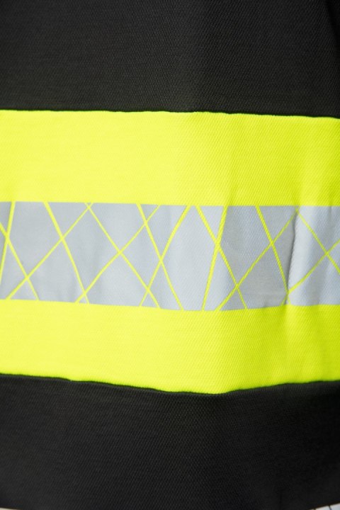 ECO RIVAL KOSZULKA CZARNY/ŻÓŁTY - Żółty (_y) M