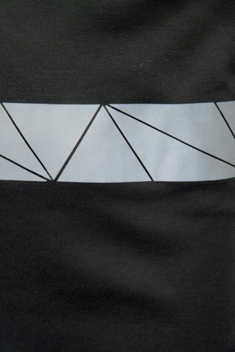 ECO RIVAL KOSZULKA LONGSLEEVE CZARNY/POMARAŃCZ - Pomarańcz (_o) 2XL.
