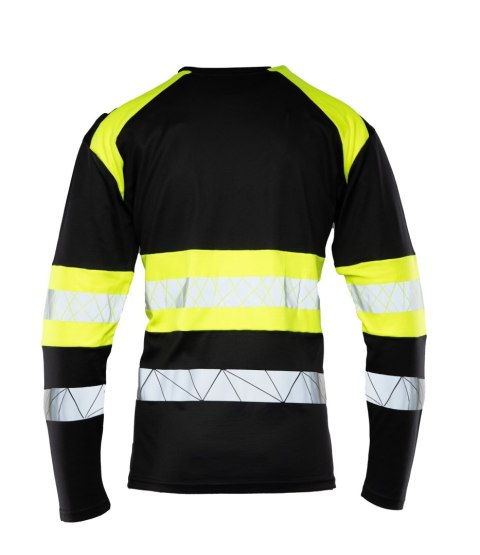 ECO RIVAL KOSZULKA LONGSLEEVE CZARNY/ŻÓŁTY - Żółty (_y) L